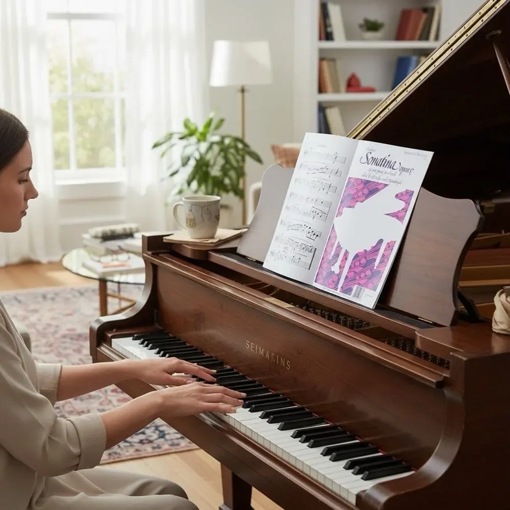 Kuhlau's Sonatina Opus 17 for One Piano Four Hands By Weekley And Arganbright